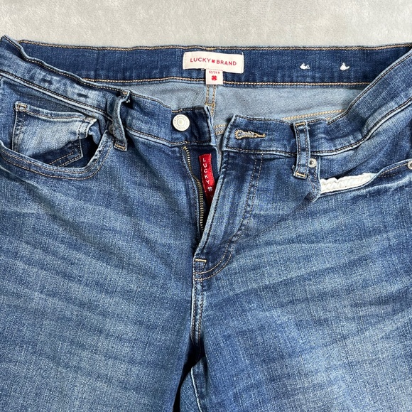 Lucky Brand Women's Jeans 12 / 31 R Mid Rise Sweet Boot Cut Casual Everyday Boho - Picture 3 of 14